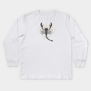 Scorpio Zodiac Sign Kids Long Sleeve T-Shirt